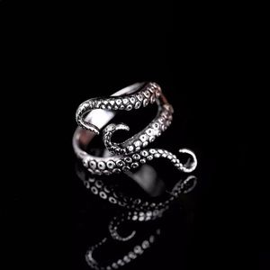 💍🐙Amazing Silver Tentacle Ring🦑